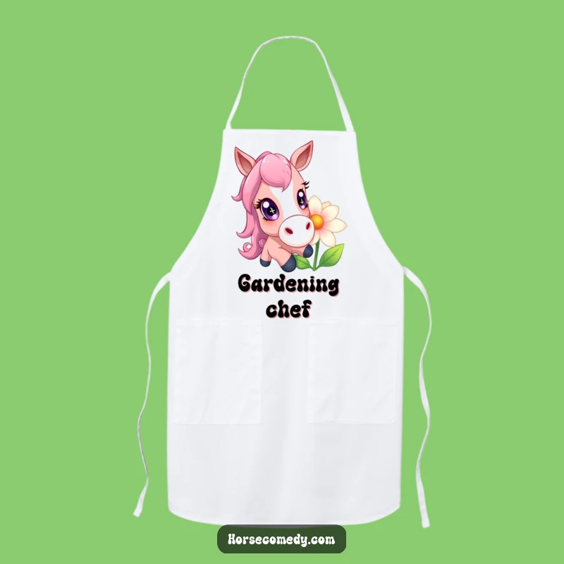 Funny Horse Gardener's Delight Apron: Hilarious Wear for Nature Lovers