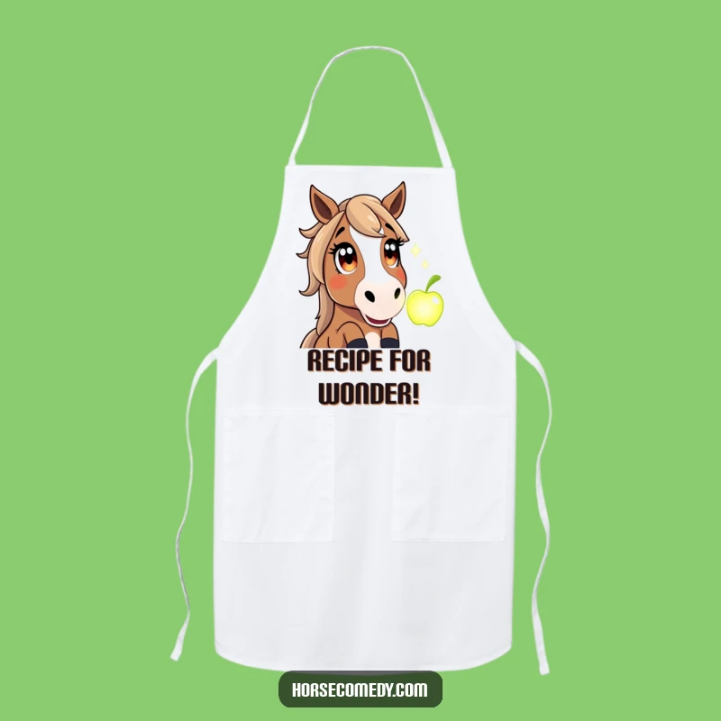 Funny Horse Apron: Magical Apple Cooking Fun for Chefs