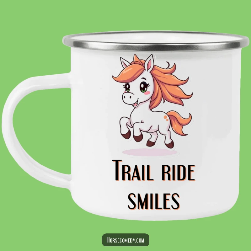 Funny Horse Camping Mug: Gallop into Adventure with Joy!