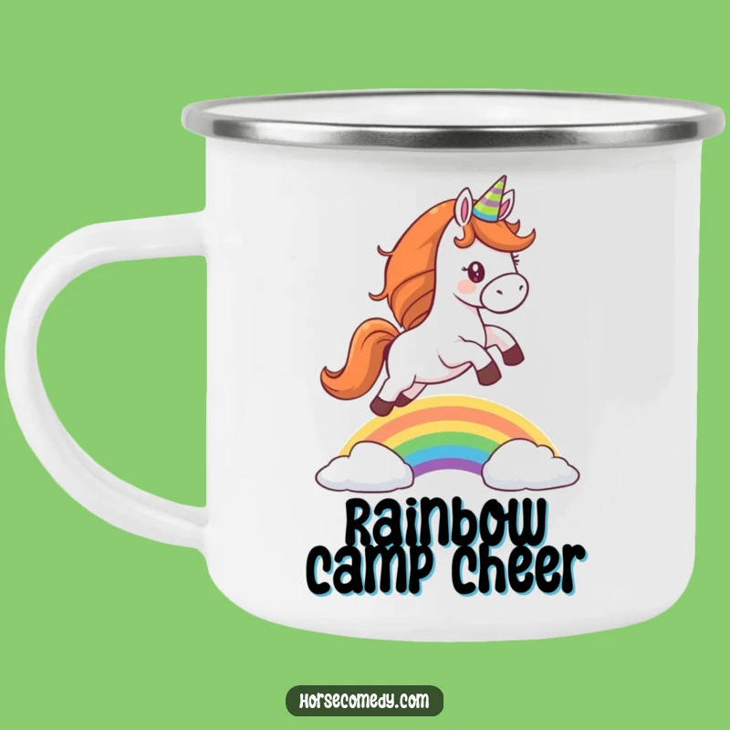 Funny Party Horse Camping Mug - Magical Sips for Adventure!