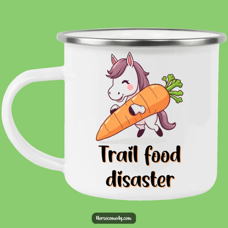 Funny Horse Camp Calamity Mug: Hilarious Drinkware for Tripping Campers