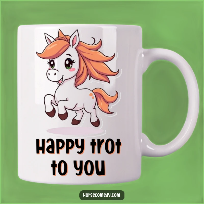 Funny Horse Joy Mug: Gallop into Your Day with a Smile!