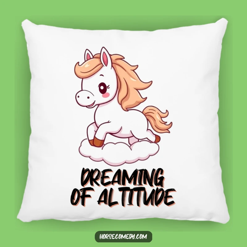 Funny Horse Cloud Pillow: Cozy Dreams, Hilarious Funny Gift