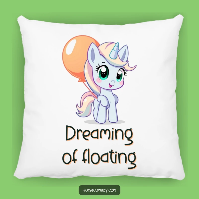 Funny Pony Balloon Pillow: Cozy Charm, Hilarious Funny Gift