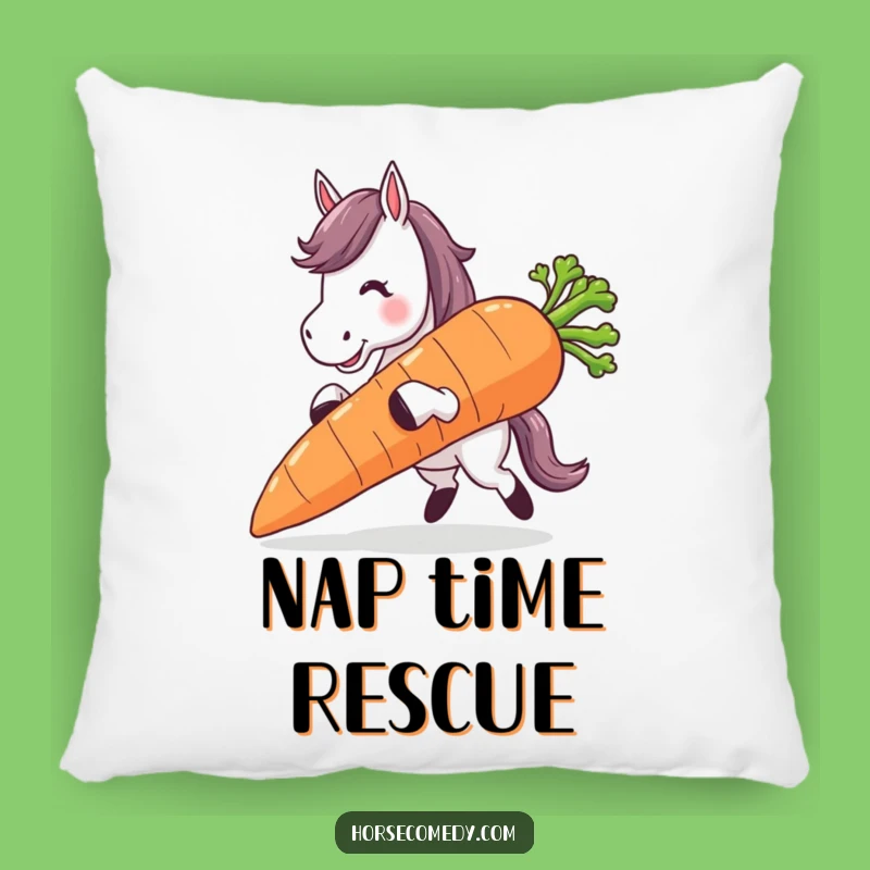 Funny Horse Oopsie Pillow: Cozy & Hilarious Accent for Clumsy Comfort