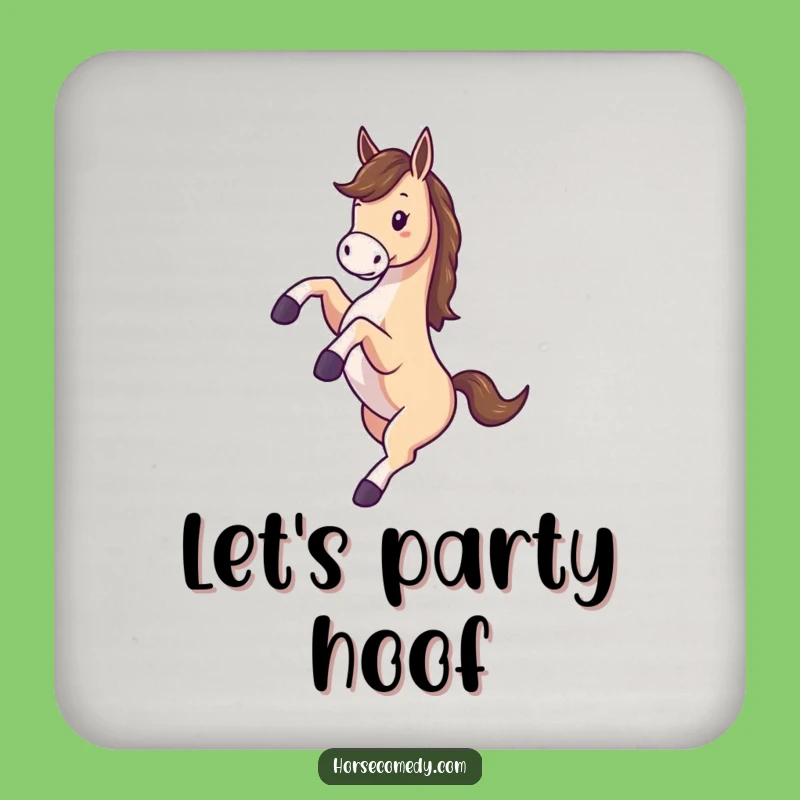 Funny Horse Kicking Legs Spinning Coaster - Protect Surfaces with Fun