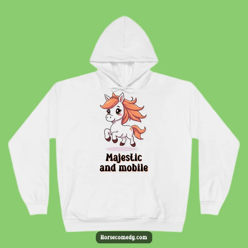 Funny Horse Hoodie: Cozy Up with Prancing Joy!