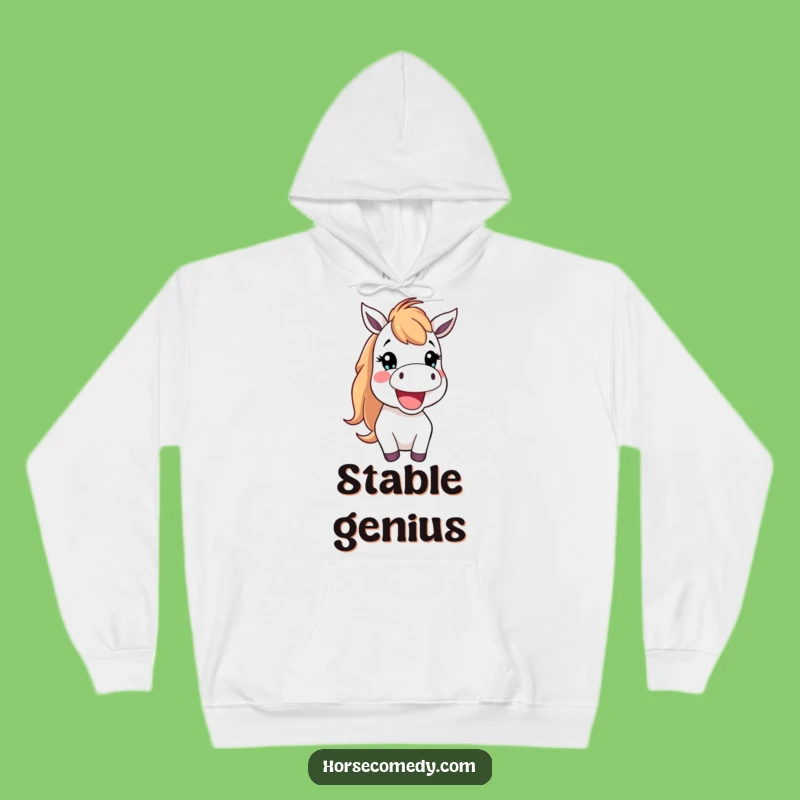 Funny Horse Hoodie: Neighing Comfort - Cozy Equine Gift