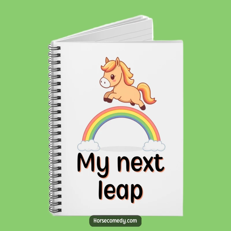 Funny Horse Rainbow Notebook: Jot Down Happy Thoughts with This Adorable Journal