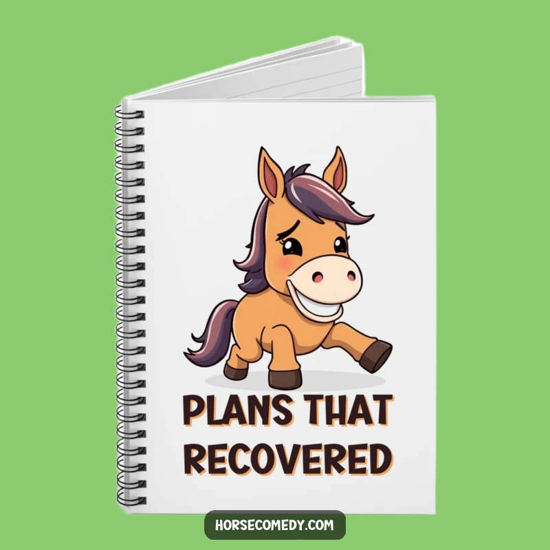 Funny Horse Goofy Grin Notebook: Jot Down Resilience with This Humorous Journal