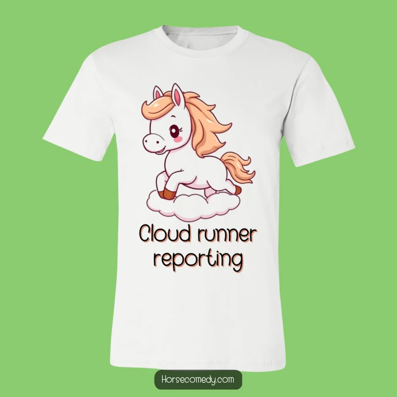 Funny Horse Cloud T-Shirt: Majestic and Hilarious Gift Idea