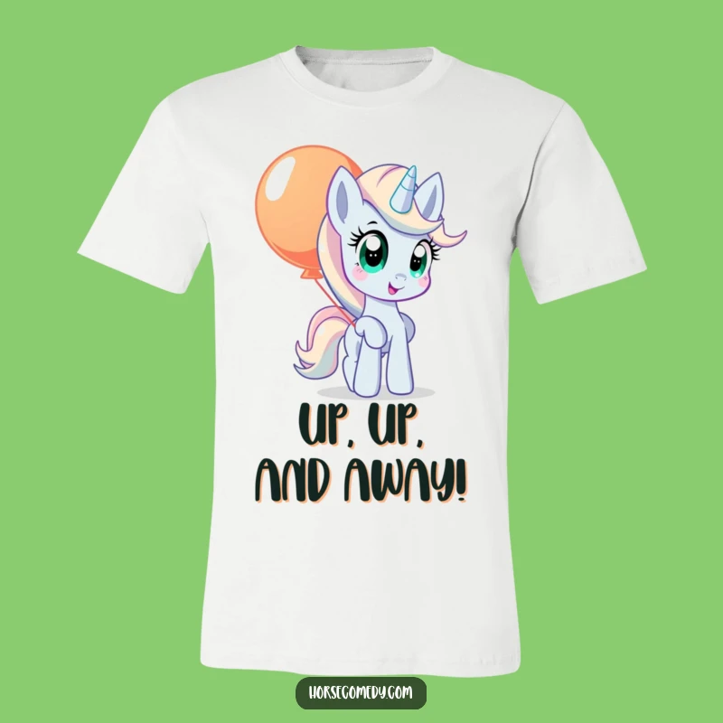 Funny Pony Balloon T-Shirt: Whimsical Charm, Hilarious Funny Gift