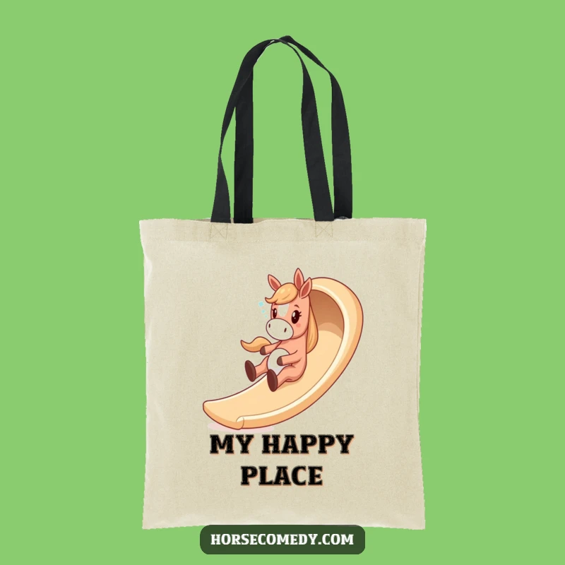 Funny Giddy Horse Slide Tote Bag - Carry Your Fun & Hilarious Gift